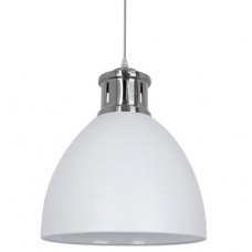 Φωτιστικό Κρεμαστό Μονόφωτο Φ30cm E27 230V Λευκό 955JASON1/WH